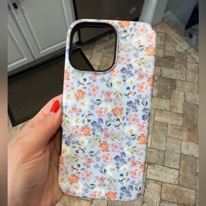 Casely Poppy Meadows Pastel Floral iPhone 16 Pro Max case - Bold Collection